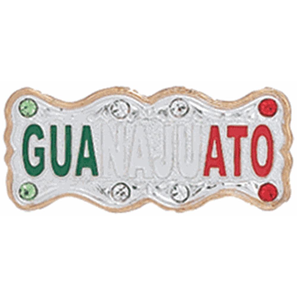 Placa para Sombrero Guanajuato Tricolor PLA-GUA - caballobronco.com