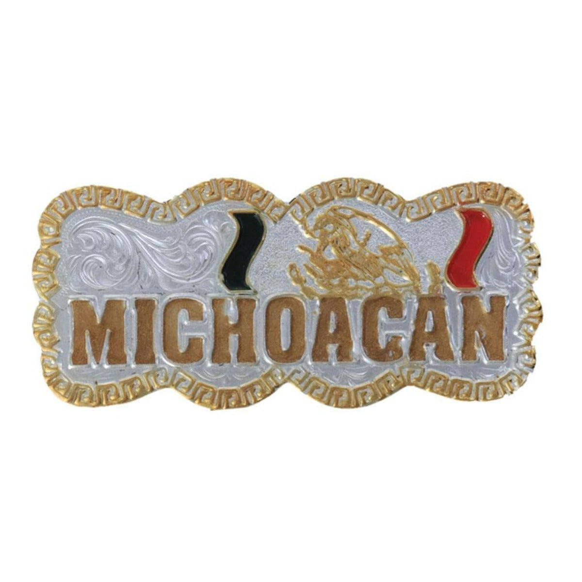 Placa para Sombrero Leyenda Michoacán IMP-29138 - caballobronco.com