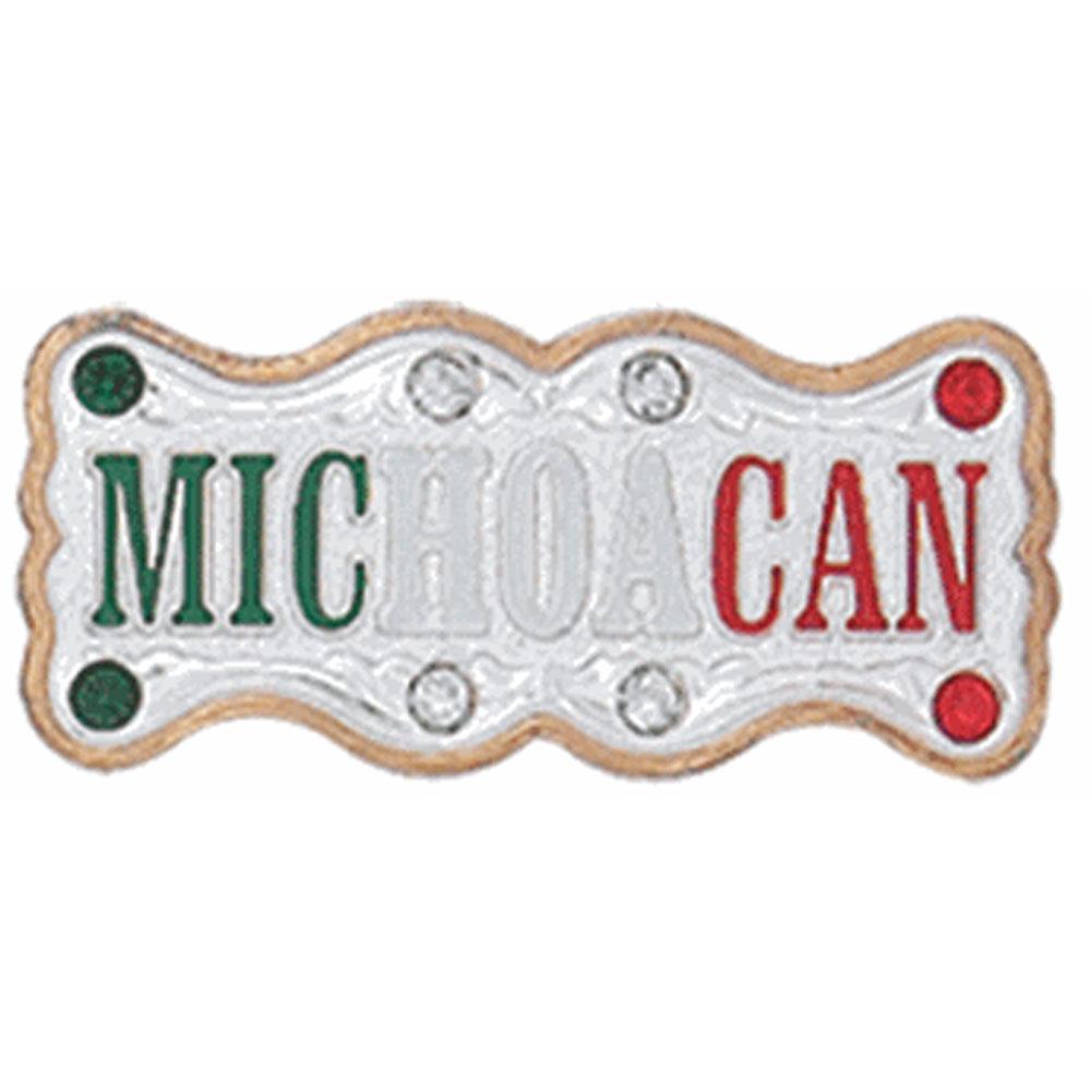 Placa para Sombrero Michoacán Tricolor PLA-MICH - caballobronco.com