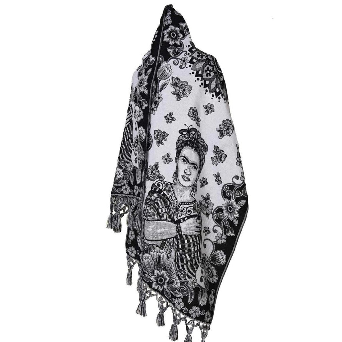 Rebozo Tradicional Mexicano IMP-73404-B - Caballo Bronco