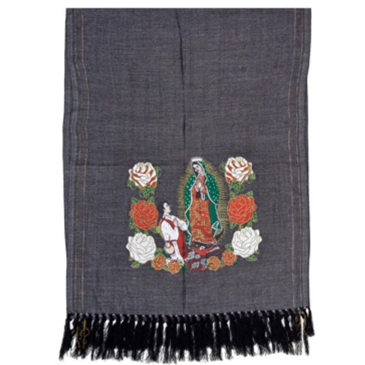 Rebozo Tradicional Mexicano IMP-73421-G - Caballo Bronco