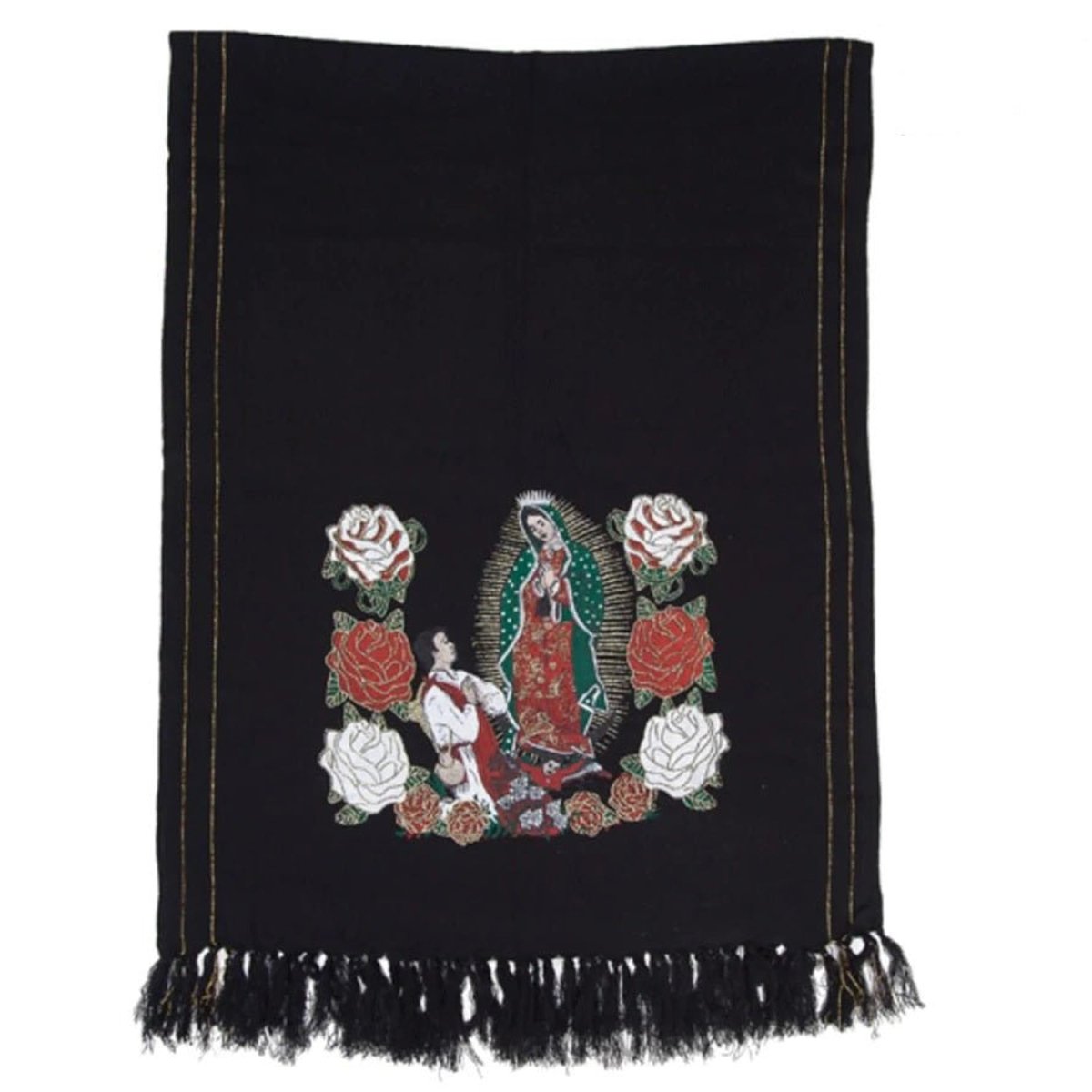 Rebozo Tradicional Mexicano IMP-73421-N - Caballo Bronco