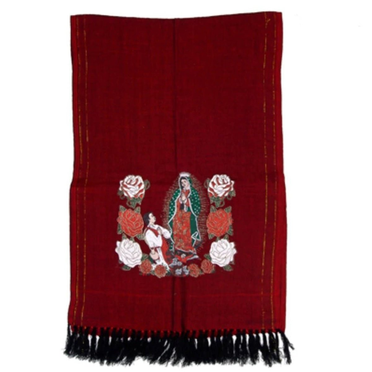 Rebozo Tradicional Mexicano IMP-73421-R - Caballo Bronco