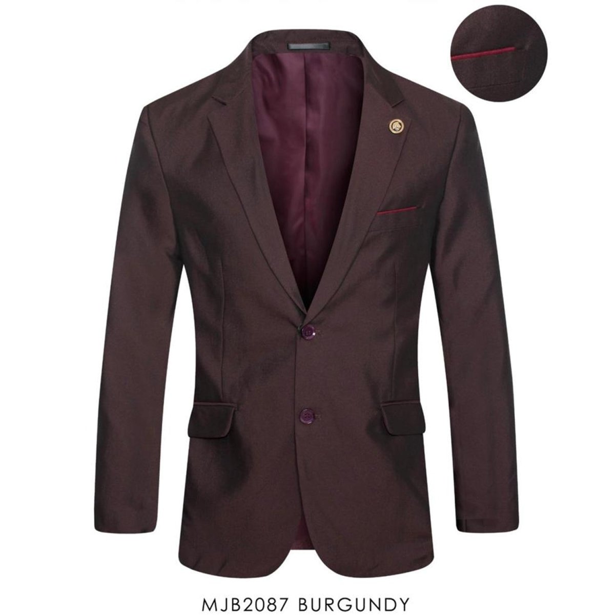 Saco Vaquero para Hombre Contti Color Vino CT-2087WINE - Contti