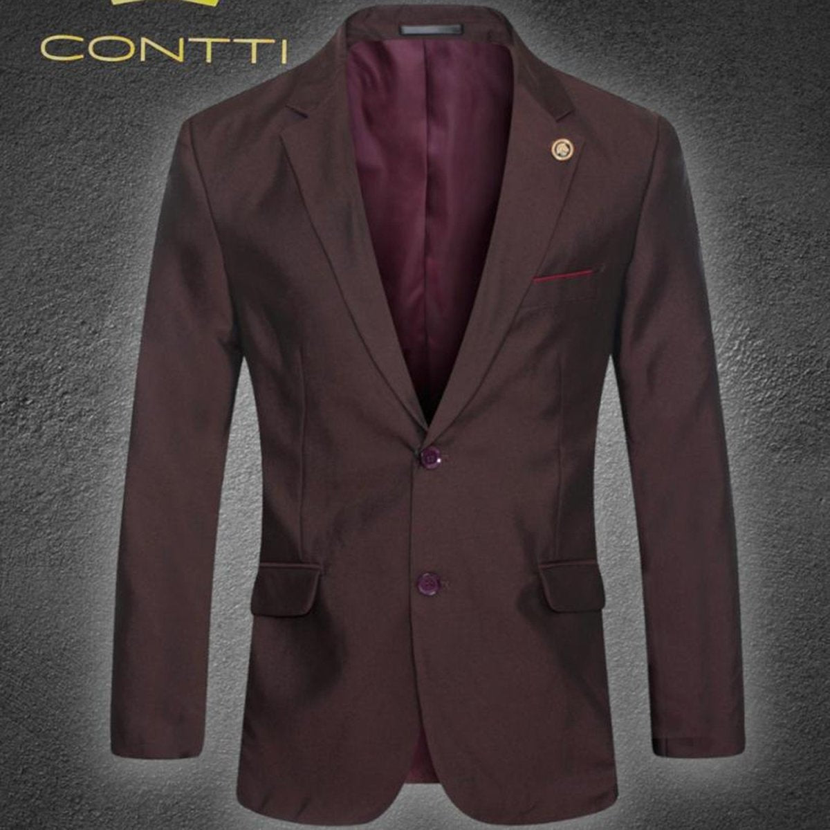 Saco Vaquero para Hombre Contti Color Vino CT-2087WINE - Contti