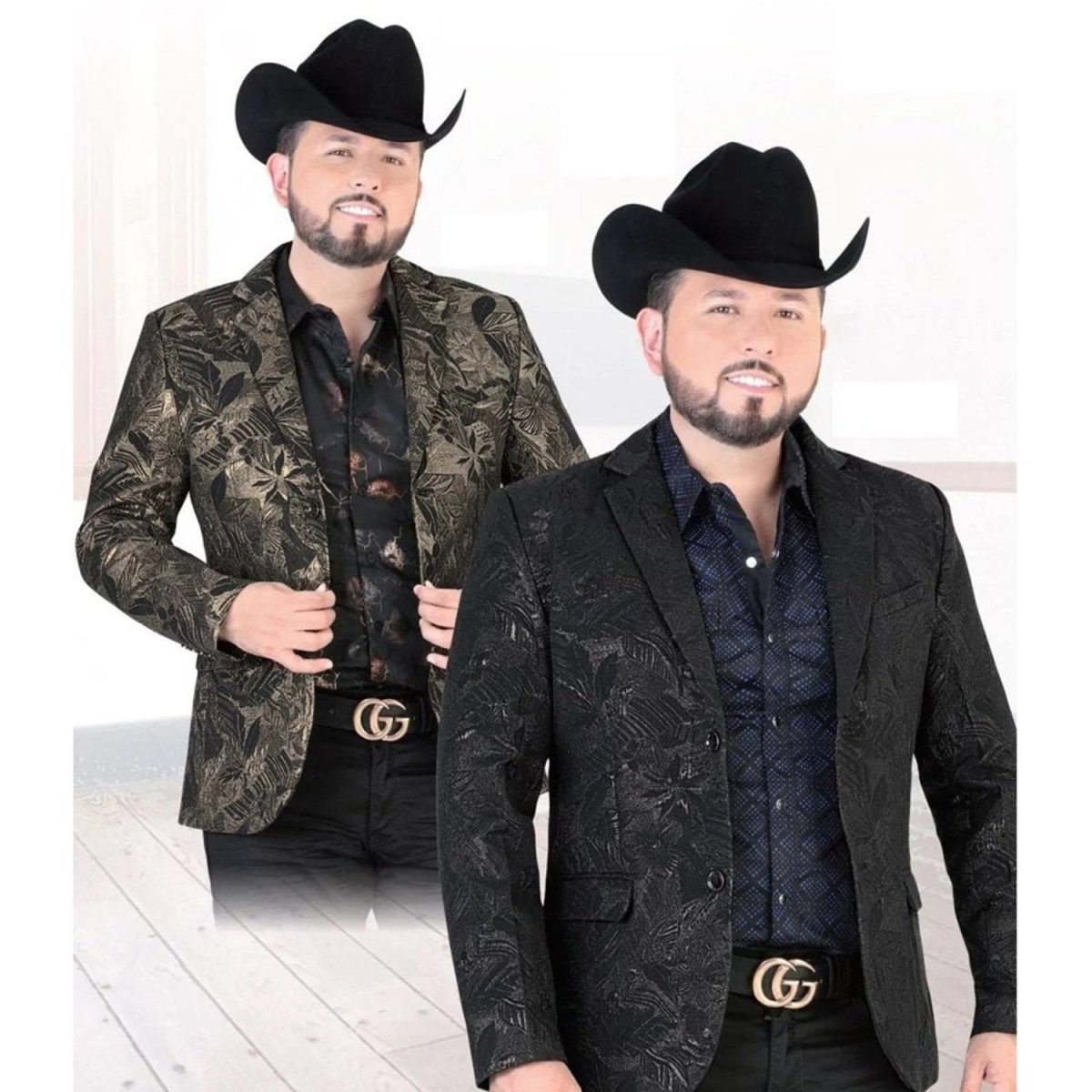 Saco Vaquero para Hombre (Linea Roberto Tapia) Lamasini LAM-482 - Lamasini