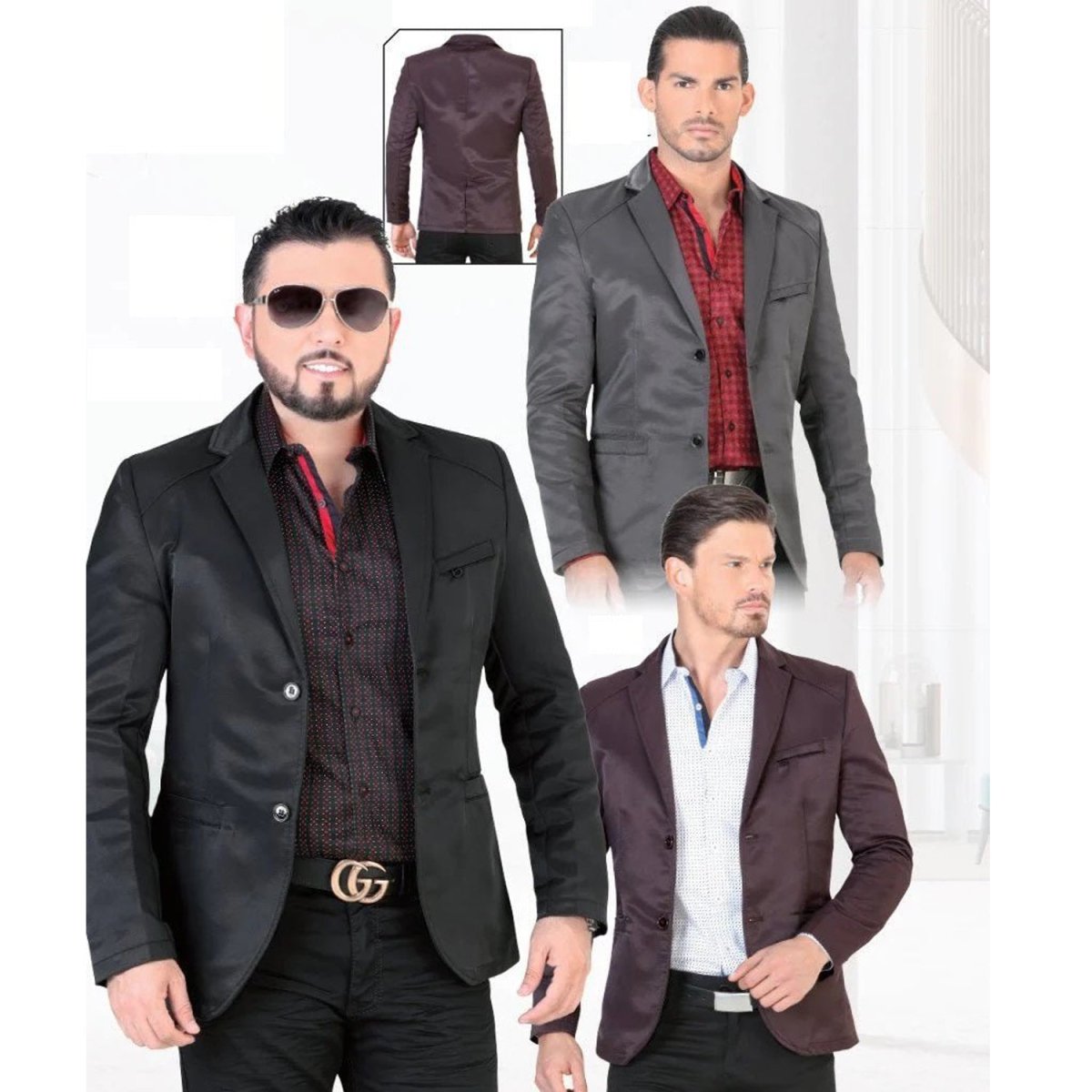 Saco Vaquero para Hombre (Linea Roberto Tapia) MON-2174 - Lamasini
