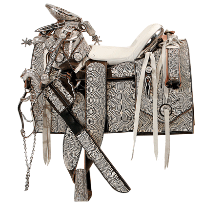 Silla Montar Piteada Estilo WD-573 - caballobronco.com