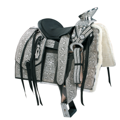 Silla Montar Piteada Estilo WD-576 - caballobronco.com