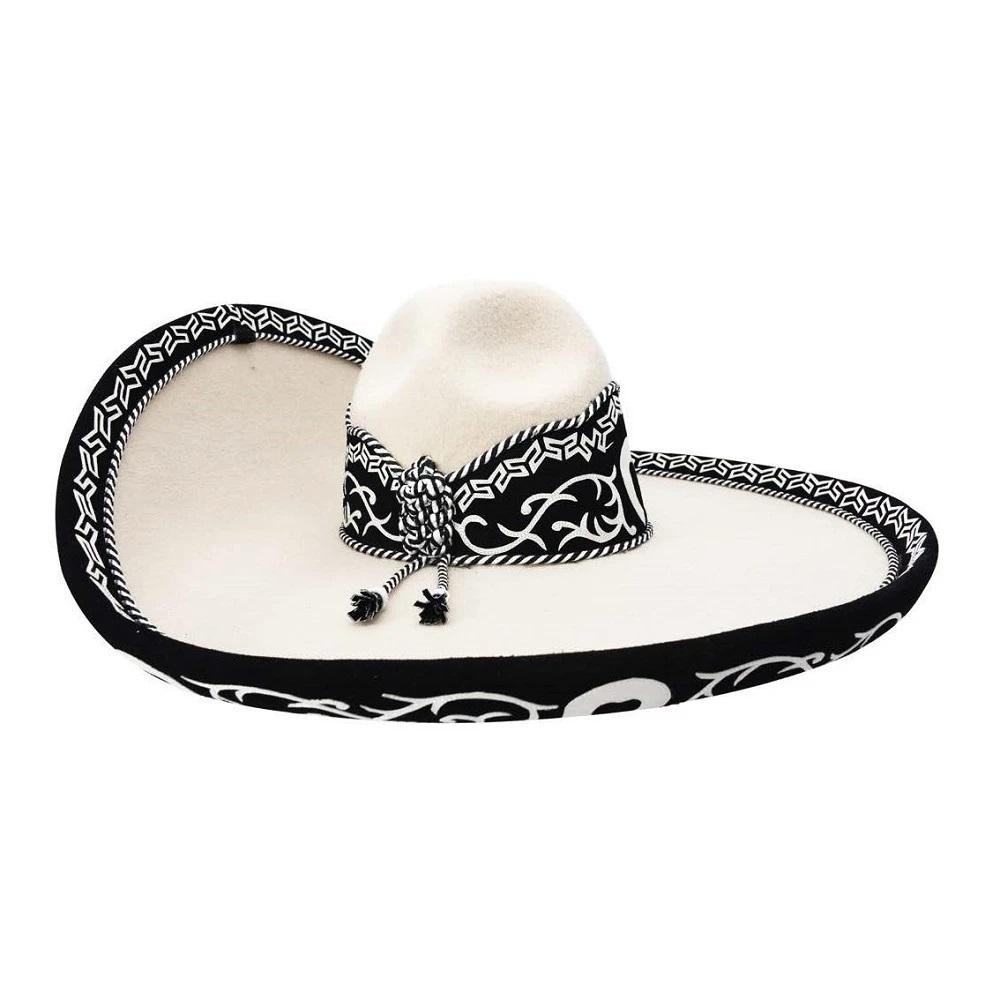 Sombrero Charro Fino de Lana Galoneado imp-71143 - Impormexico