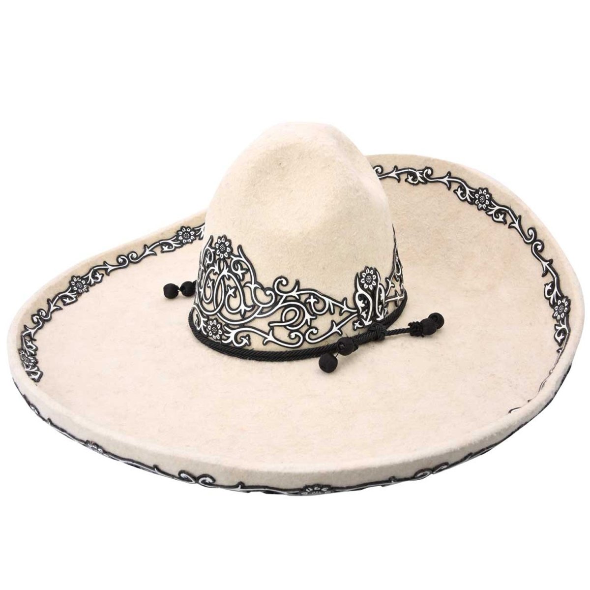 Sombrero Charro Fino de Lana Original WD-767 - White Diamonds Boots