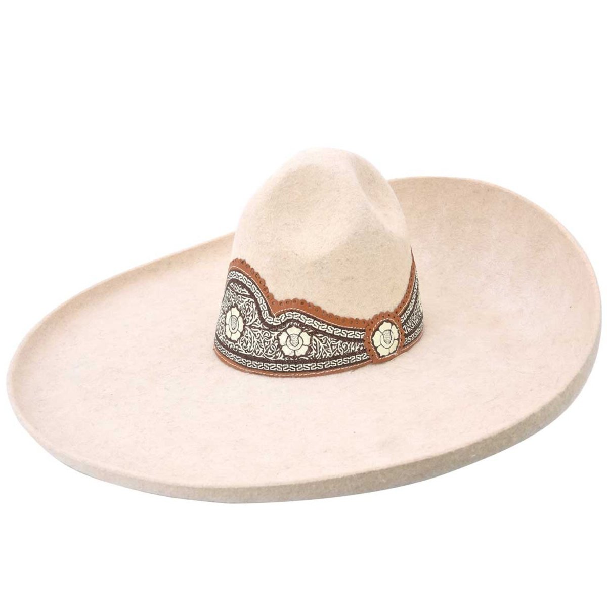 Sombrero Charro Fino de Lana Original WD-778 - White Diamonds Boots