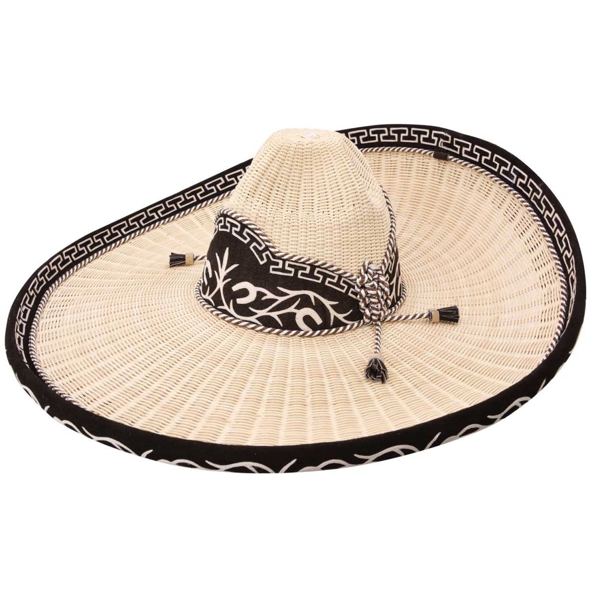 Sombrero Charro Fino de Mimbre WD-791 - White Diamonds Boots
