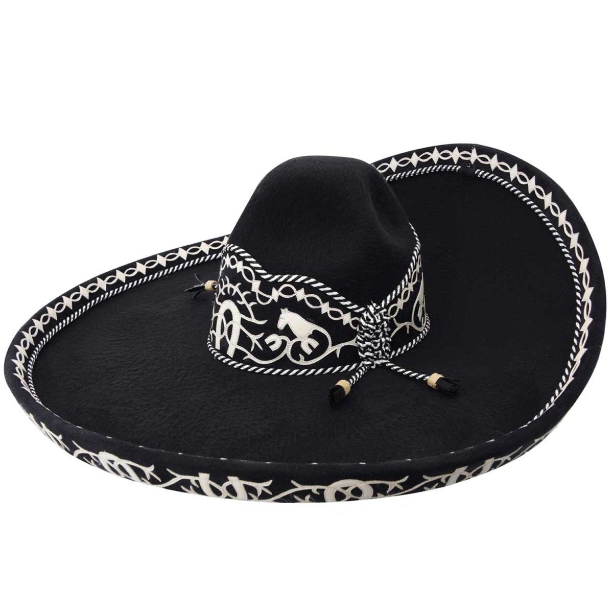 Sombrero Charro Fino Galoneado WD-785 - White Diamonds Boots