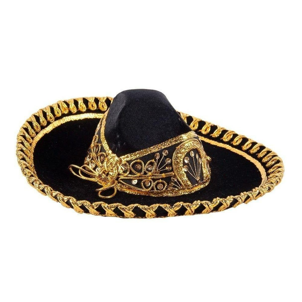 Sombrero Charro Infantil Negro con Oro imp-71272 - Impormexico