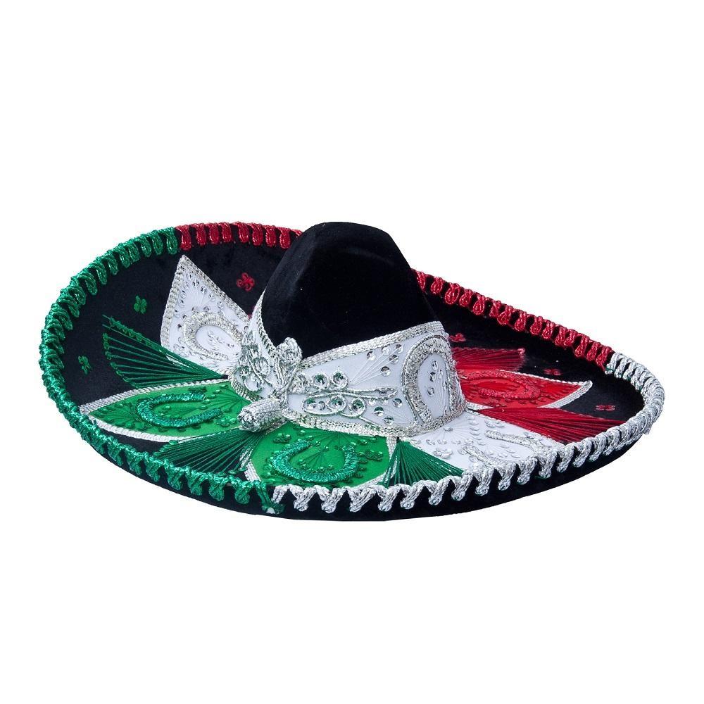 Sombrero de Charro de Gala Bordado Fino Hilo Metálico para Hombre imp-71156 - Impormexico