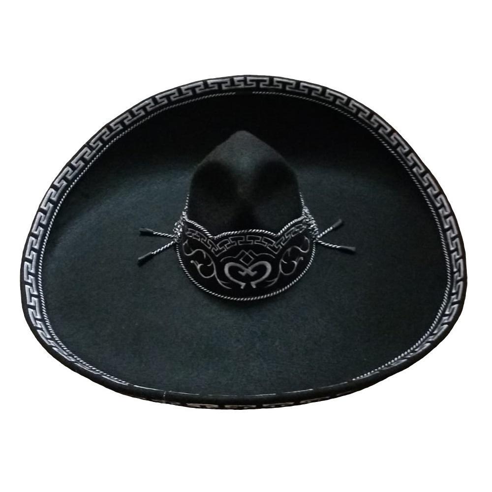 Sombrero de Charro de Gala Bordado Grecas para Hombre imp-71161NP - Impormexico
