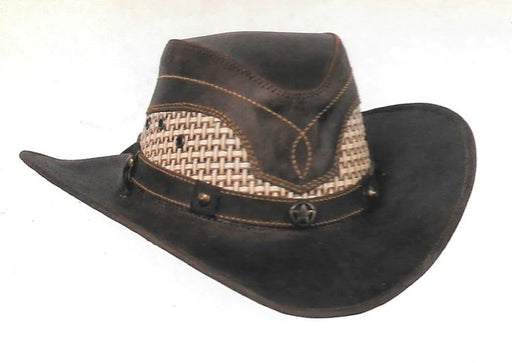Sombrero de Piel Original Color Cafe Stone Hats TOM-7101 - Tombstone