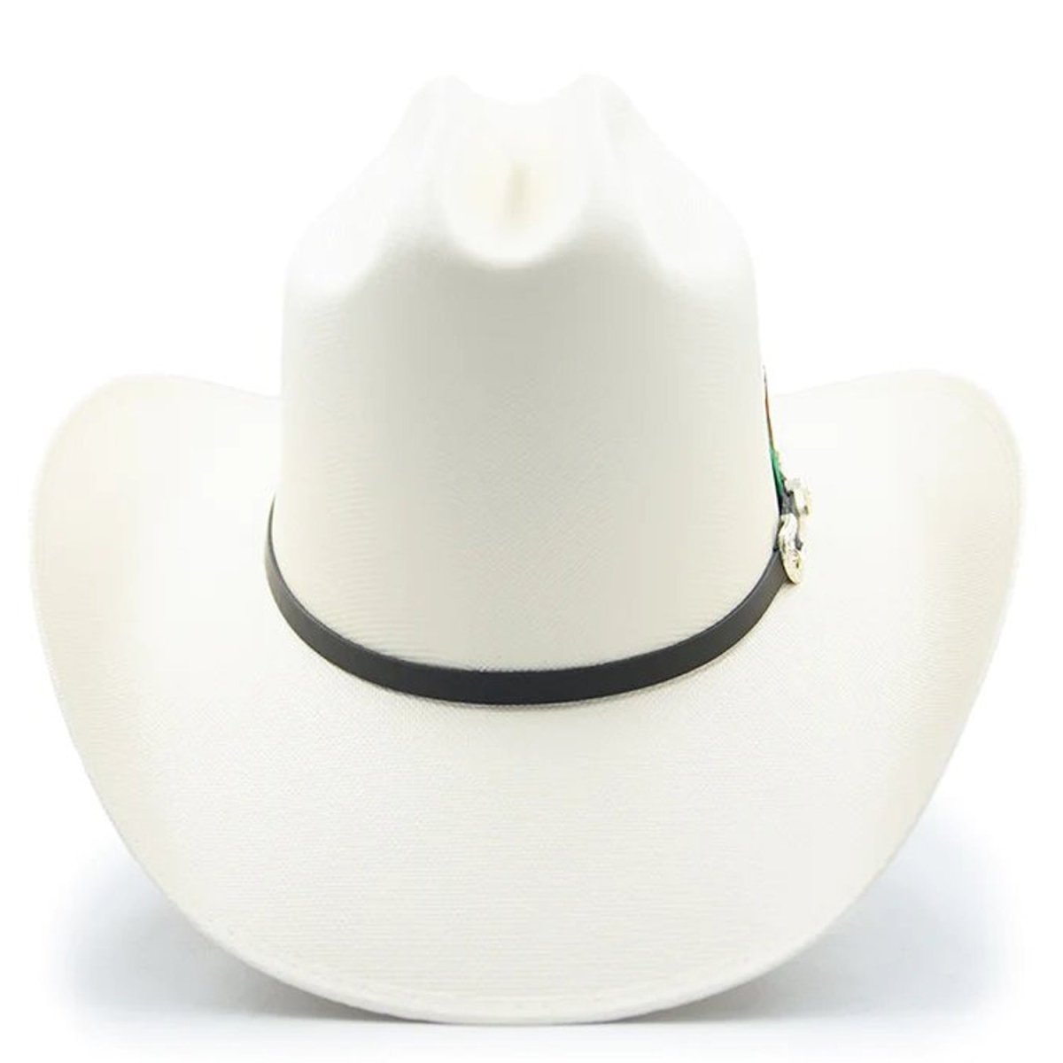 Sombrero Tombstone 1,000X Los Dos Carnales con Plumas - Tombstone