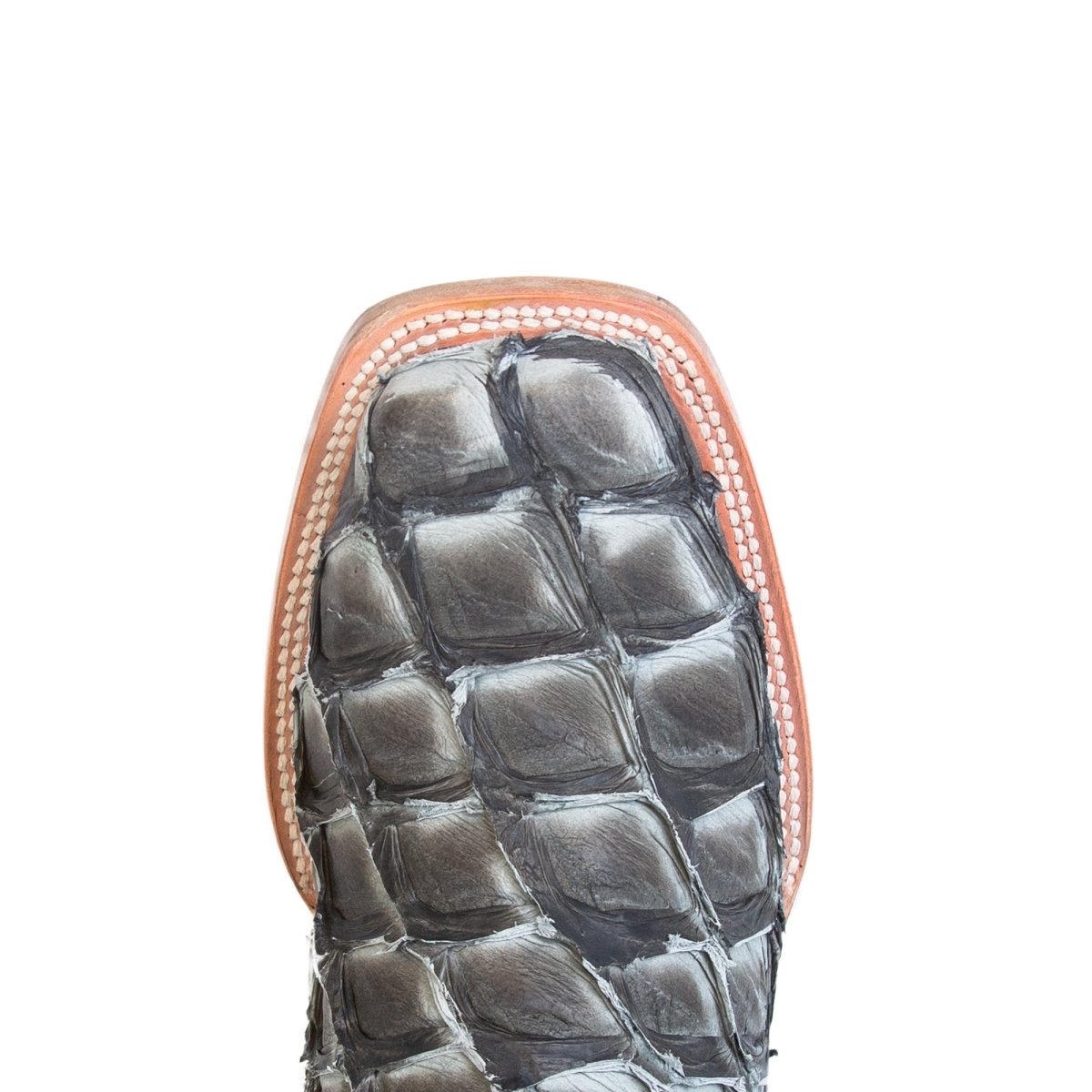 Tanner Mark Men's Genuine Monster Fish Square Toe Boots Blue TMX201330 - Tanner Mark Boots