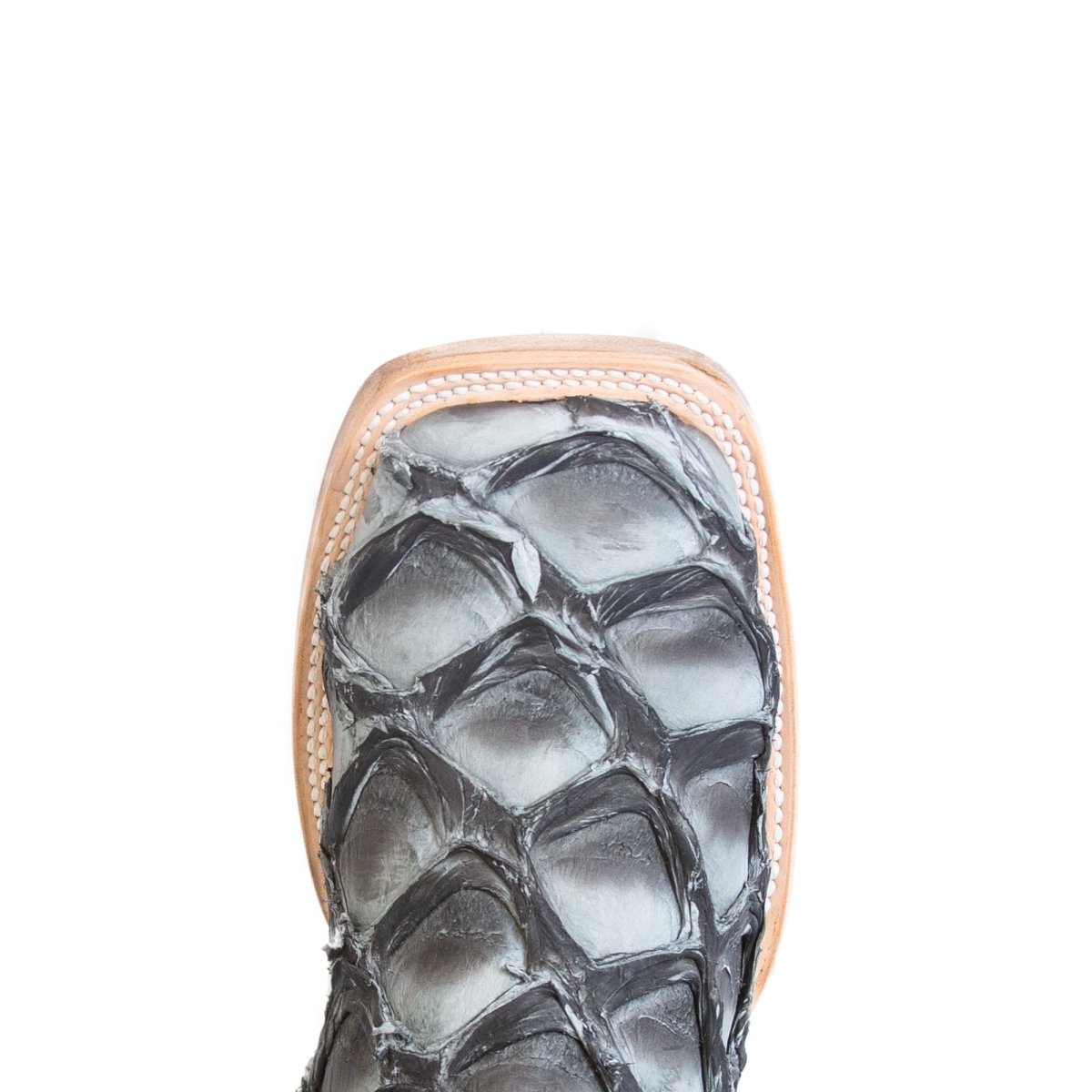 Tanner Mark Men's Genuine Monster Fish Square Toe Boots Blue TMX208146 - Tanner Mark Boots