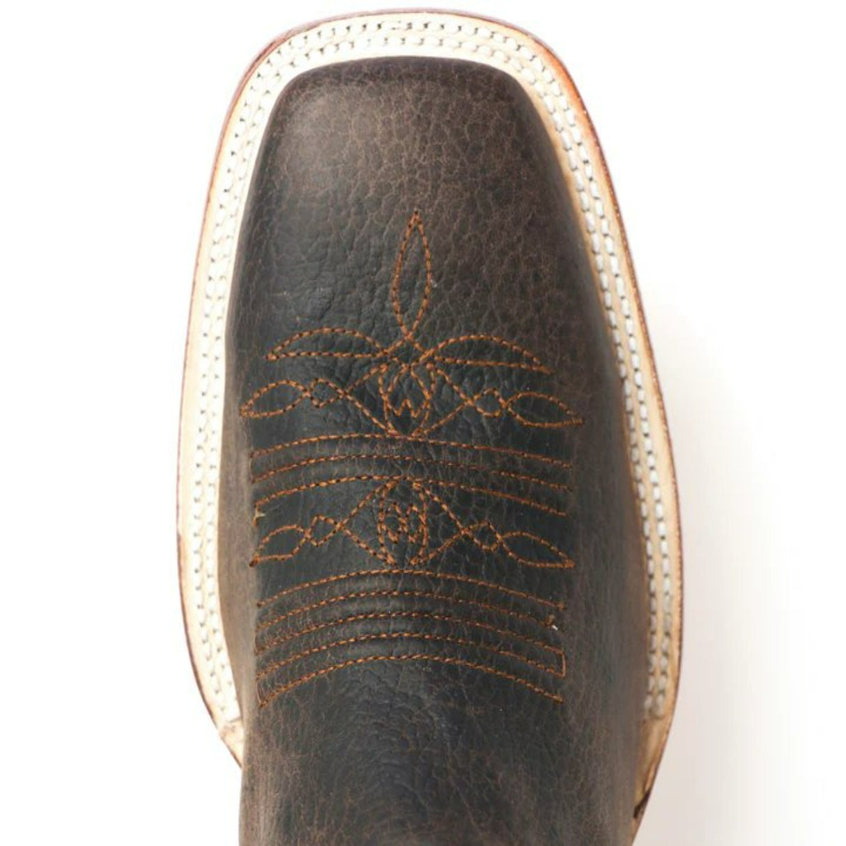 Tanner Mark Men's Muleshoe Square Toe Leather Boots Buffalo Brown - Tanner Mark Boots