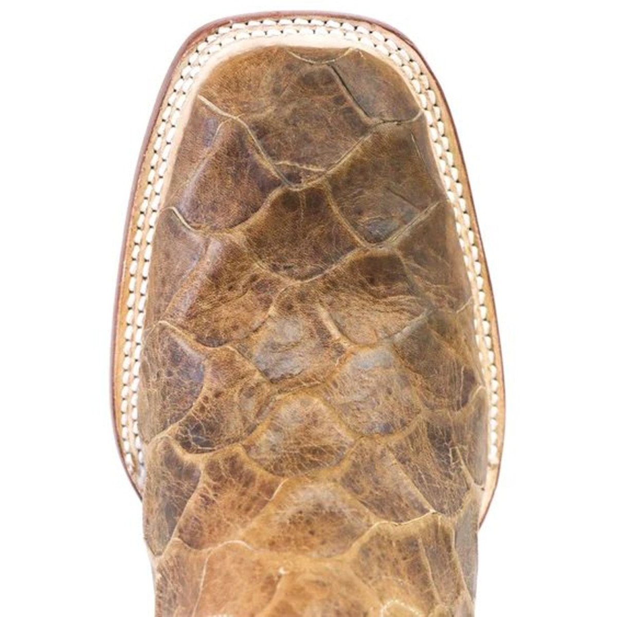 Tanner Mark Men's Print Monster Fish Square Toe Boots Honey - Tanner Mark Boots