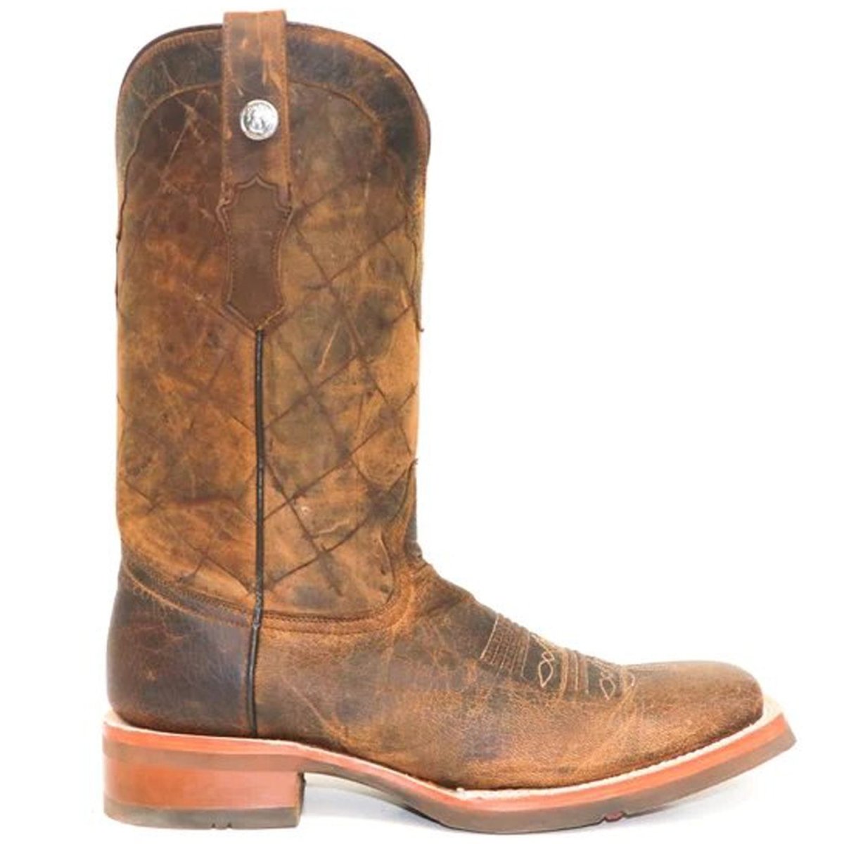 Tanner Mark Men's Roscoe Square Toe Leather Boots Buffalo Honey - Tanner Mark Boots