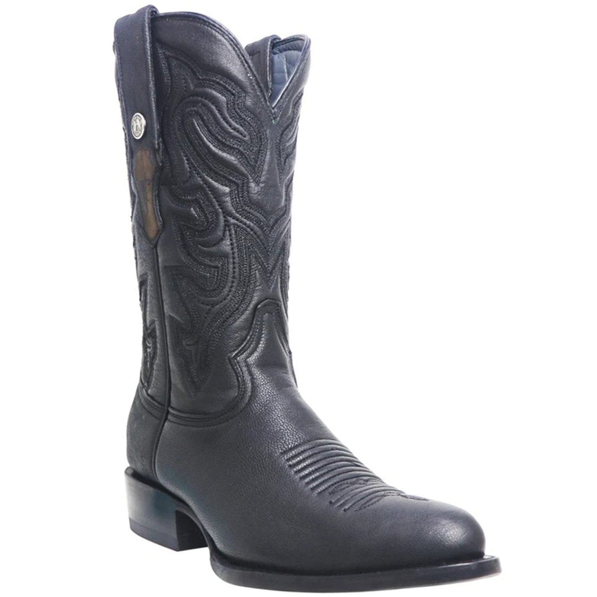 Tanner Mark Men's The Hudson J-Toe Leather Boots Kabul Black - Tanner Mark Boots