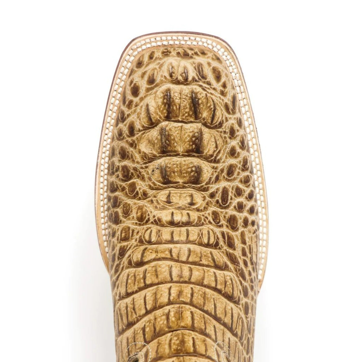 Tanner Mark Men's Vaughn Print Caiman Hornback Square Toe Boots Orix - Tanner Mark Boots