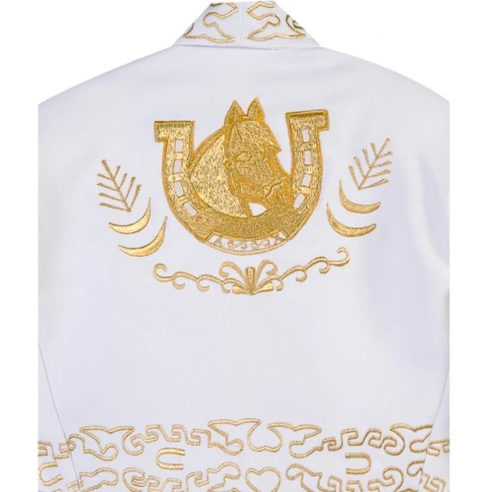 Traje Charro de Gala para Niño (TODO INCLUIDO) Hueso con Oro imp-72341 - Impormexico