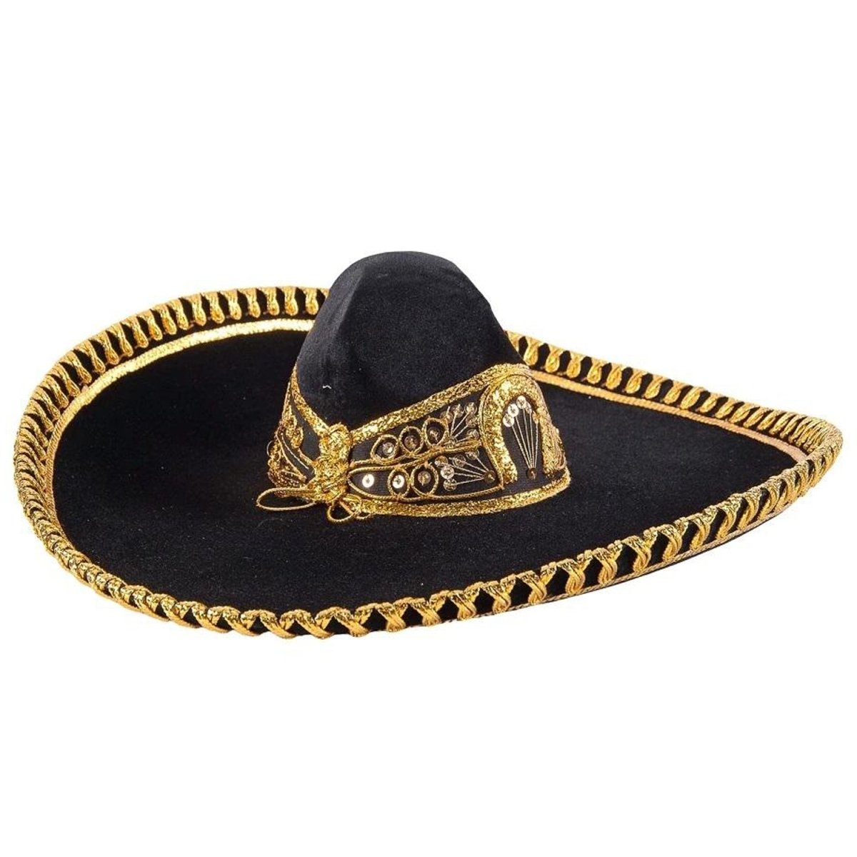 Traje de Charro para Hombre (TODO INCLUIDO) Negro con Oro IMP-72141 - Impormexico