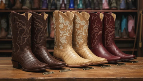 Tipos de pieles para botas vaqueras: la guía definitiva - CaballoBronco.com