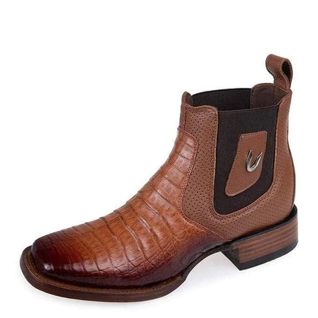 Botines Charros de Cocodrilo | CaballoBronco.com