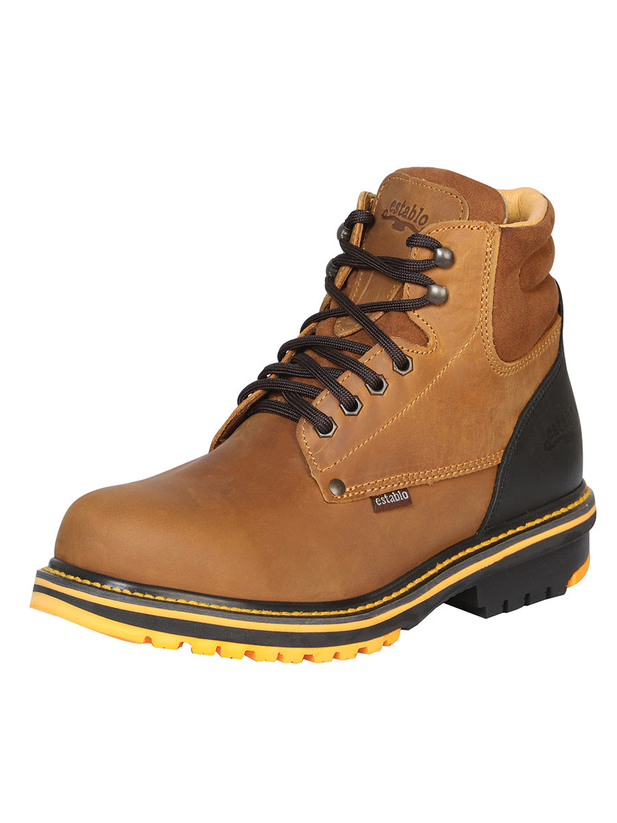 Bota establo work boot Amazon.com | Establo Bota Trabajo S/Casco Piel Grasso ID 316  main image 3