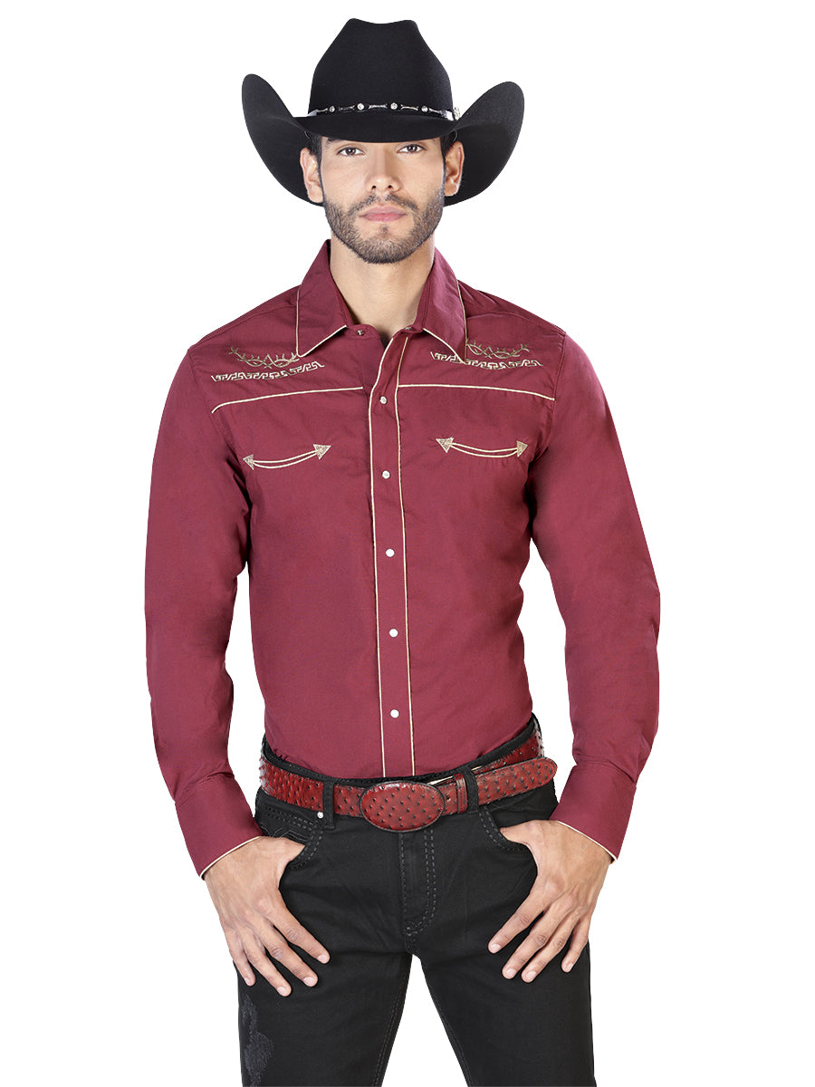 burgundy and gold dress shirt Versace Printed Silk Shirt, Female, Burgundy+gold, 46