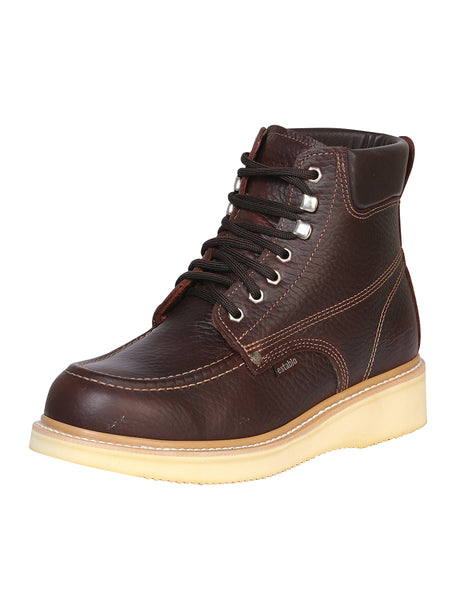 VGC Establo Men\'s Work Ankle Boot in Honey Colored Bull Fight Leather Establo Men main image 4
