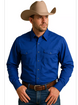 American West Stretch Denim Shirt with Pearl Buttons