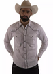 American West Stretch Denim Shirt with Pearl Buttons