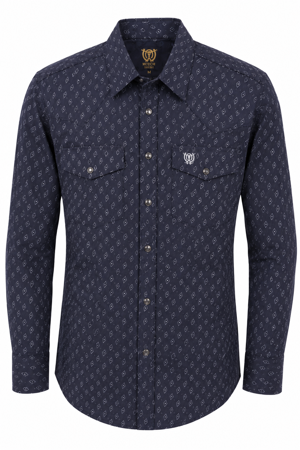 Camisa Western para Hombre de Manga Larga con Estampado-American West
