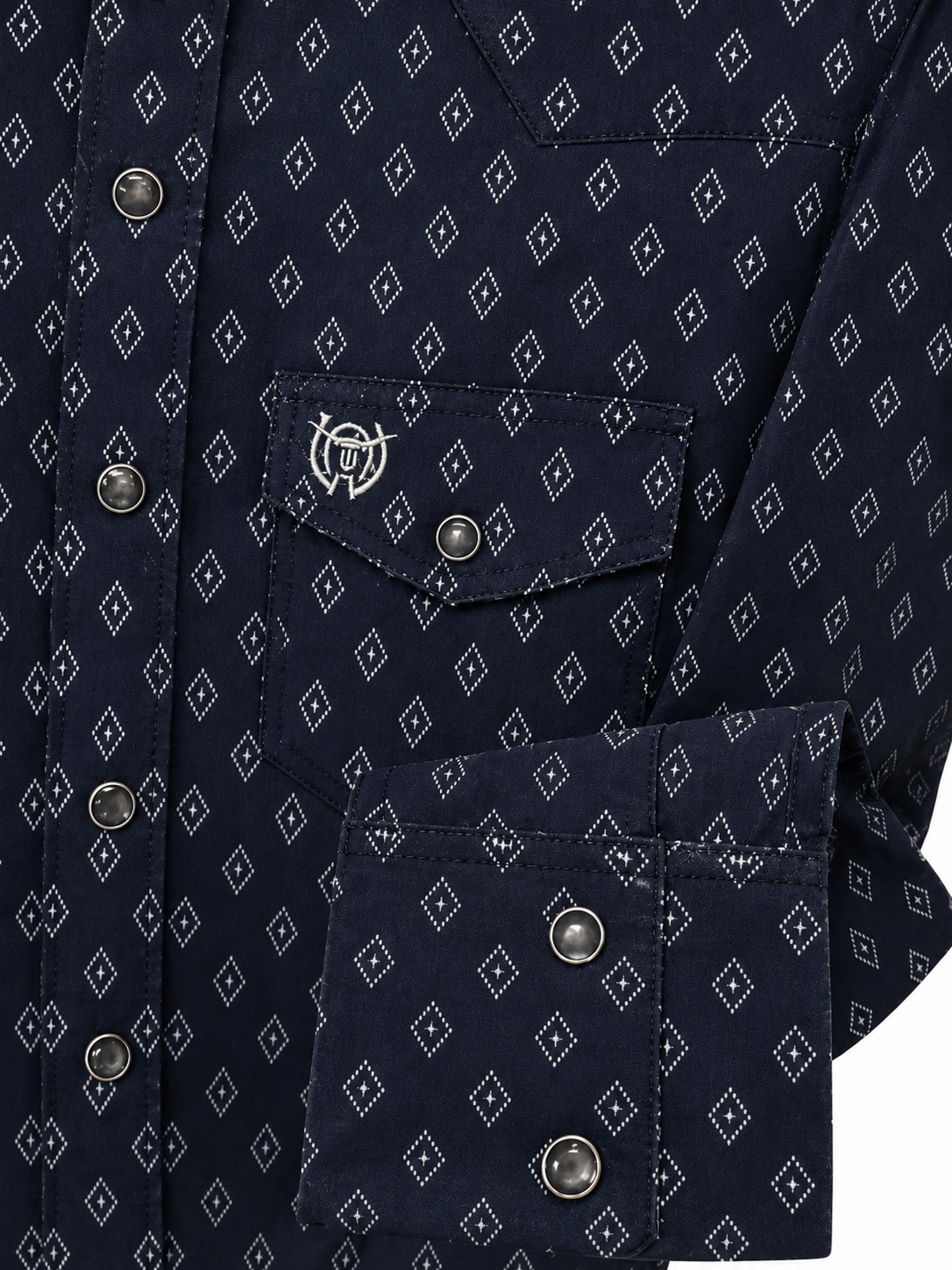 Camisa Western para Hombre de Manga Larga con Estampado-American West