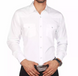 American West Stretch Denim Shirt with Pearl Buttons
