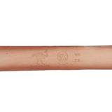 Genuine Ostrich Leather Western Belt Gray Color - Los Altos Boots - Back View