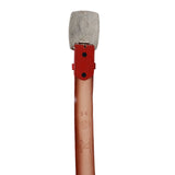 Genuine Ostrich Leather Western Belt Red Color - Los Altos Boots - Back View