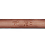 Genuine Ostrich Leather Western Belt Blue Jean Color - Los Altos Boots - Back View