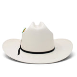 Morcon 100X Cowboy Hat, Rancher Crown with Black Band