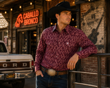 Camisa Vaquera de Manga Larga Cuadros – The American West
