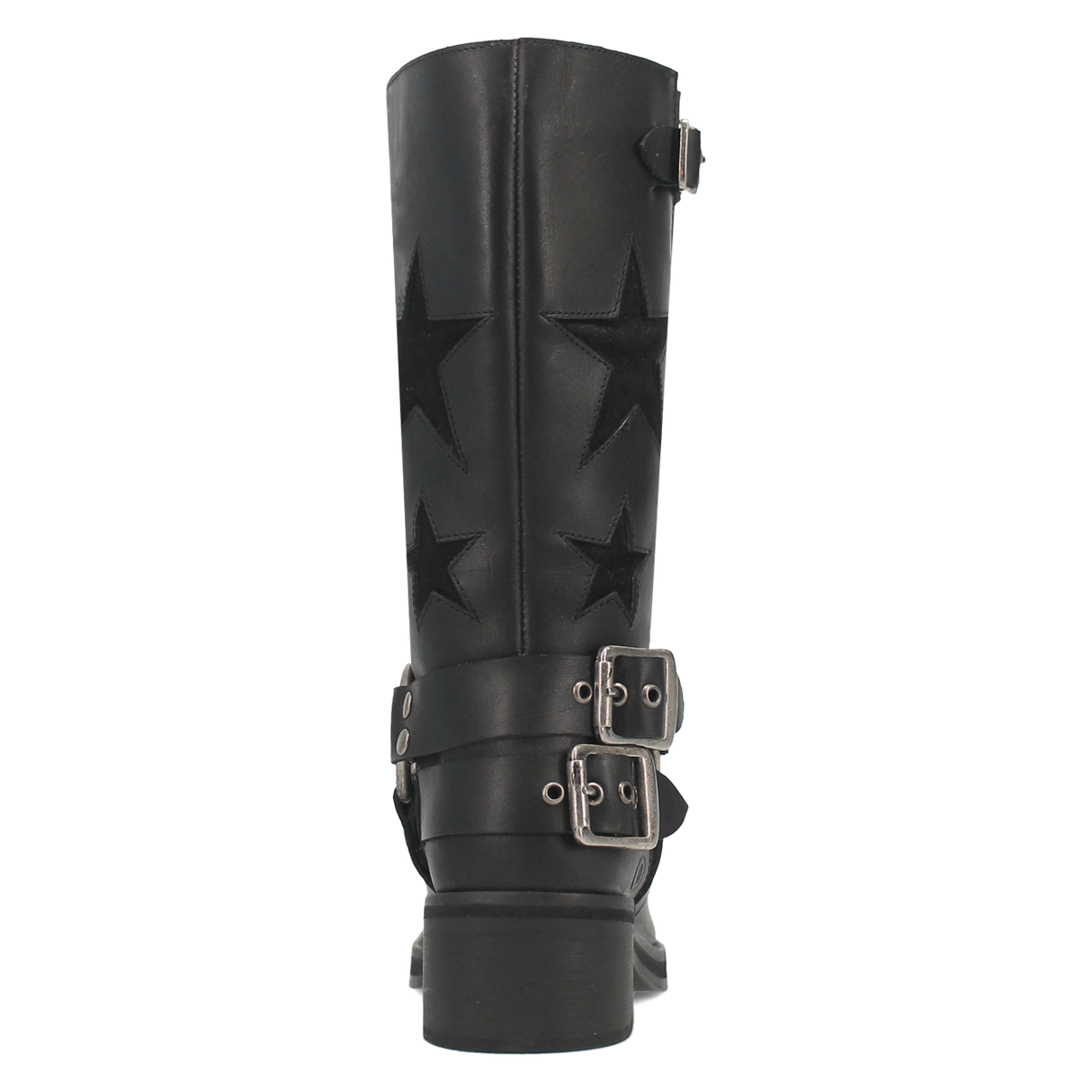 Botas Blacklist de Piel Original Punta Redonda Para Dama Color Negro - Dingo