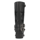 Botas Blacklist de Piel Original Punta Redonda Para Dama Color Negro - Dingo