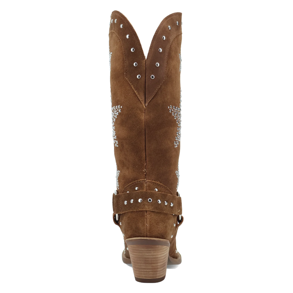 Women's Lucky Stars Suede Leather Boot Brown Color - Dingo